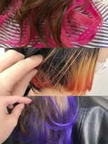 デイズ(DAYS)&nbsp;魅せるビビット系インナーカラー/ピンク/パープル/オレンジ