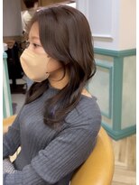 ロンドジェネルーズ 柏(Lond generous)&nbsp;高嶋優　ショコラアッシュ　インナーカラー　くびれヘア