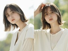 未来の髪、地肌まで考え抜かれたオーガニックケアカラー使用。