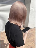 イノセンス 西宮北口店(innocence) 【ボブに透明感たっぷりミルクティーベージュ】