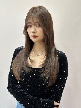 ボタン シブヤ(VOTAN SHIBUYA) 韓国ヘア/顔まわりレイヤー/前髪あり/顔まわりカット/