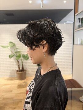 ルアウハク 梅田(LUAU Haku) ・handsome short perm・【Haku/梅田/タクノ】