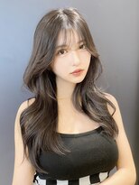 フォンズ(FONS)&nbsp;レイヤーカットくびれヘア/黒髪グレージュ/顔周りカット/学割U24