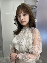 ジーナ 名駅(XENA.) 《karen3》レイヤーカット/くびれヘア/名古屋韓国ヘア/透明感