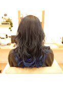 ☆大人女性美髪巻き髪ロングレイヤー&ブルージュ☆