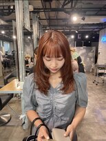 アイズ 横浜(IS)&nbsp;横浜/レイヤーカット/オレンジカラー