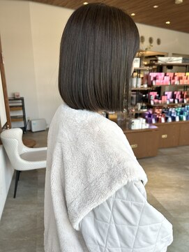 サラビューティーサイト 志免店(SARA Beauty Sight) 【志免】カーキベージュ×ボブ☆山之内