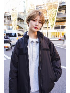 ヴェイン 渋谷(vain) ★くびレイヤーエモージュ黒髪グレーベージュレイヤーロング