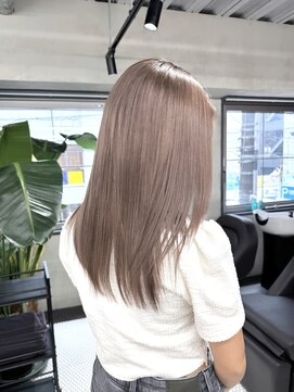 ニコ トウキョウ 渋谷(nico TOKYO) ミルクティーグレージュダブルカラーケアブリーチハイトーン