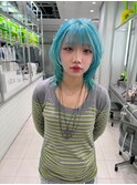 ターコイズ/ケアブリーチブリーチカラー/ハイトーン