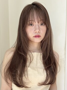 ローネス ギンザ(LONESS ginza) レイヤーカット/小顔カット/くすみベージュ/透明感カラー