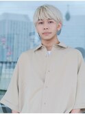 ■ハイライトカラー/ホワイトアッシュ/メンズカット/元町13