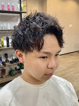 ユナイテッドヘアー(UNITED HAIR) アップバングにピッタリのピンカールツイストパーマ☆