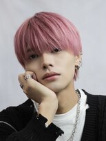 オーシャントーキョー 心斎橋(OCEAN TOKYO WEST)&nbsp;メンズヘアナチュラルピンクベージュラウンドマッシュ