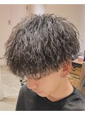 縦落ちツイストパーマ