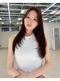 韓国レイヤー顔周りレイヤーシャギーレイヤーロングレイヤー