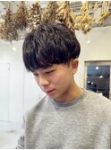 ニュアンスパーマ/フェザーパーマ/メンズカット/宇都宮/鶴田