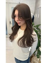 エヌ 大阪梅田店(enu) ブラウンベージュ/韓国風/レイヤーカット/海外風/梅田