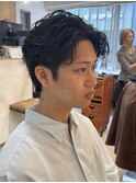 横浜★ルーズパーマメンズパーマ♪毛流れフェザーナチュラル
