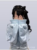 【推し活ヘアメ】立体リボンサイドポニー