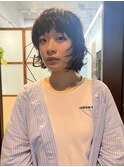 ニュアンスパーマ×マッシュボブ