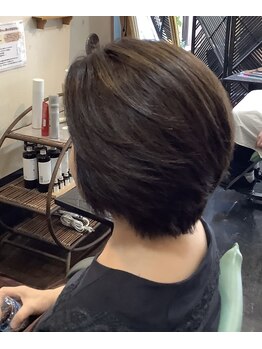 アントリール 代々木上原の写真/ショートにしたいけど似合うか不安そんな大人女性に◎骨格・髪質に合わせた「似合わせショート」をご提案♪