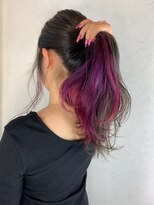 セシルヘアー 札幌店(Cecil hair)&nbsp;インナーカラーバイオレットピンク