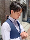 大人メンズにオススメ×前髪長め×ツーブロスタイル◎