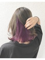 シェリ ヘアデザイン(CHERIE hair design) インナーショッキングパープル☆