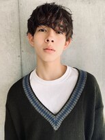 フィフス(fifth) ◇アッシュブラウン くせ毛風パーマ マッシュショート◇