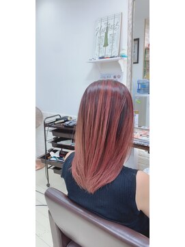 リアンフォーヘアー(Lien for hair) バレxピンク