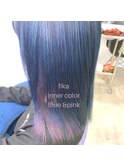 fika【bluecolor inner pink】