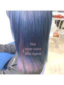 フィカ(fika) fika【bluecolor inner pink】