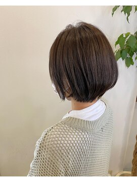 ジャスト ヘア アネックス 久里浜店(just hair ANNEX) 【just hair 京急久里浜店】ショートボブ/透け感ベージュ