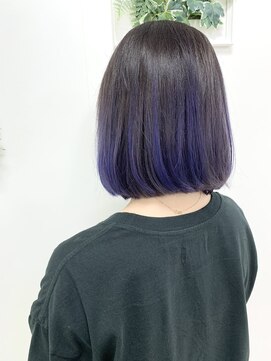 ヘアバイプルーヴ(Hair by PROVE) ブルーヴァイオレットグラデーション