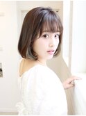 〈avant〉ミントベージュのインナーカラー