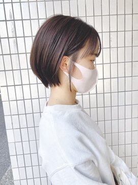 ジーニー 横浜(giinii) 20代30代40代_ショートヘア_テラコッタ【横浜】@ryota_hair