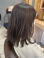 ヘア プロデュース キュオン(hair produce CUEON.) ロブレイヤー×ナチュラルブラウン
