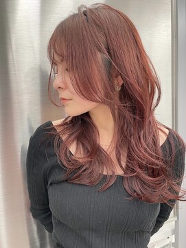 クイーン バイ ノイズ 西院(QUEEN by noism) 外ハネミディ レイヤーカット/ハーフツイン 20代/30代/40代