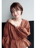 簡単スタイリング！大人綺麗なショートヘア！前髪あり