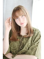 シュシュット(chouchoute)&nbsp;吉祥寺3分/透明感セクションカラー外ハネボブペールベージュ/013