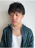 コンマヘアスキンフェードウェーブマッシュ_ba388371