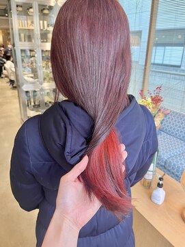 オーガニック リブ 川越(organic+live) 20代30代40代ダメージレスナチュラルインナーカラー