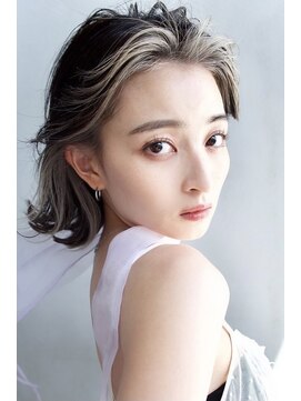 グランアージュ 船橋南口店(grandage) 丸みボブ/インナーカラー /イヤリングカラー[船橋]