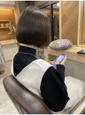 ミニボブ×アッシュグレー