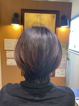 チアー ヘアリラクゼーション(cheer HAIRRELAXATION) 前下がりショートボブ