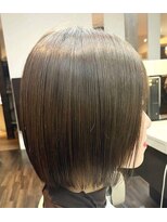 エノモト(ENOMOTO) ココアグレージュボブスタイル髪質改善サラツヤ髪トリートメント