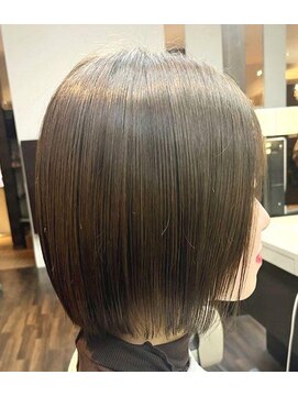 エノモト(ENOMOTO) ココアグレージュボブスタイル髪質改善サラツヤ髪トリートメント