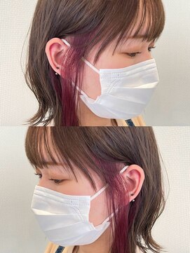 アフェクト 上大岡(affect) 切りっぱなしボブ/エアリーロング/美髪/ピンクブラウン/上大岡