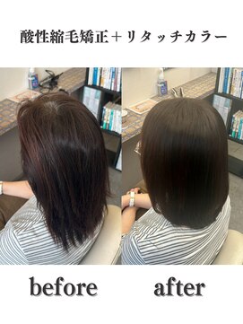 ヘアーアンドプレゼンツ ルコール 津田沼(hair&presents luCall) 白髪染め/髪質改善/ツヤ髪/カウンセリング/縮毛矯正【津田沼駅】